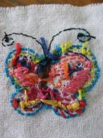 蝶の刺繍　～手作り・手縫い作品～ - Photo No.3