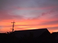 昨日は雨、今日は晴れ？ 多分...