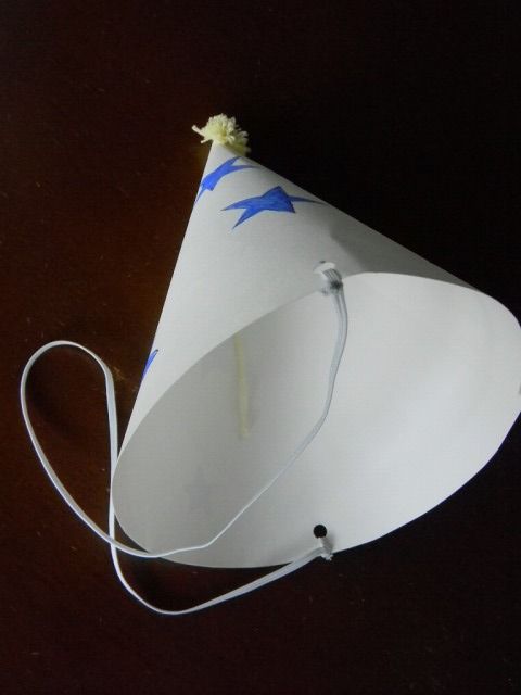 三角帽子 コーンハットの簡単な作り方